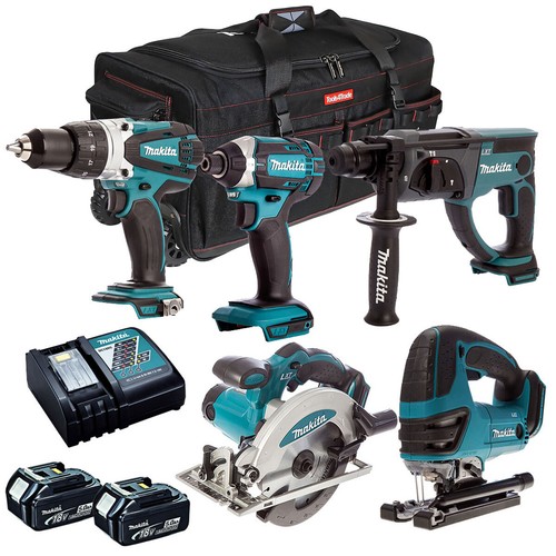 Makita 18v piece power tool - 18v, 5