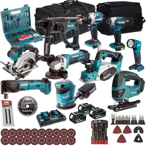 Makita 18v piece combo tool - 18v, 10