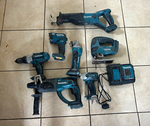 Makita 18v lxt 7pc - makita,