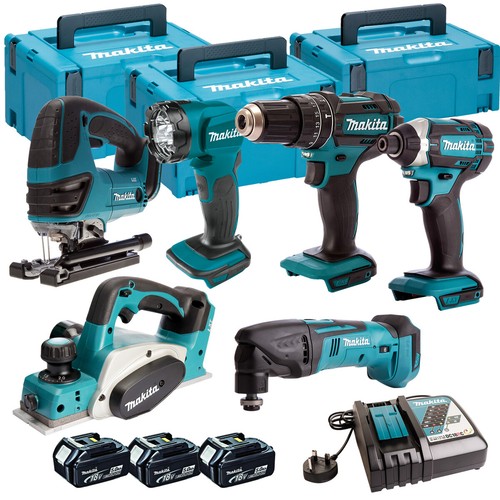 Makita 18v lxt piece combo - 18v, 6